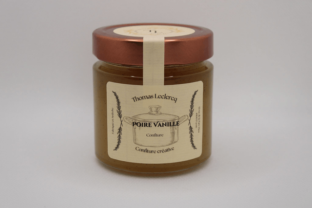 Confiture Poire Vanille