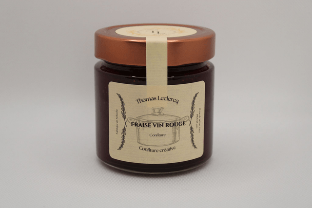 Confiture Fraise - Vin Rouge