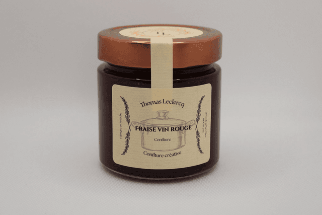 Confiture Fraise - Vin Rouge